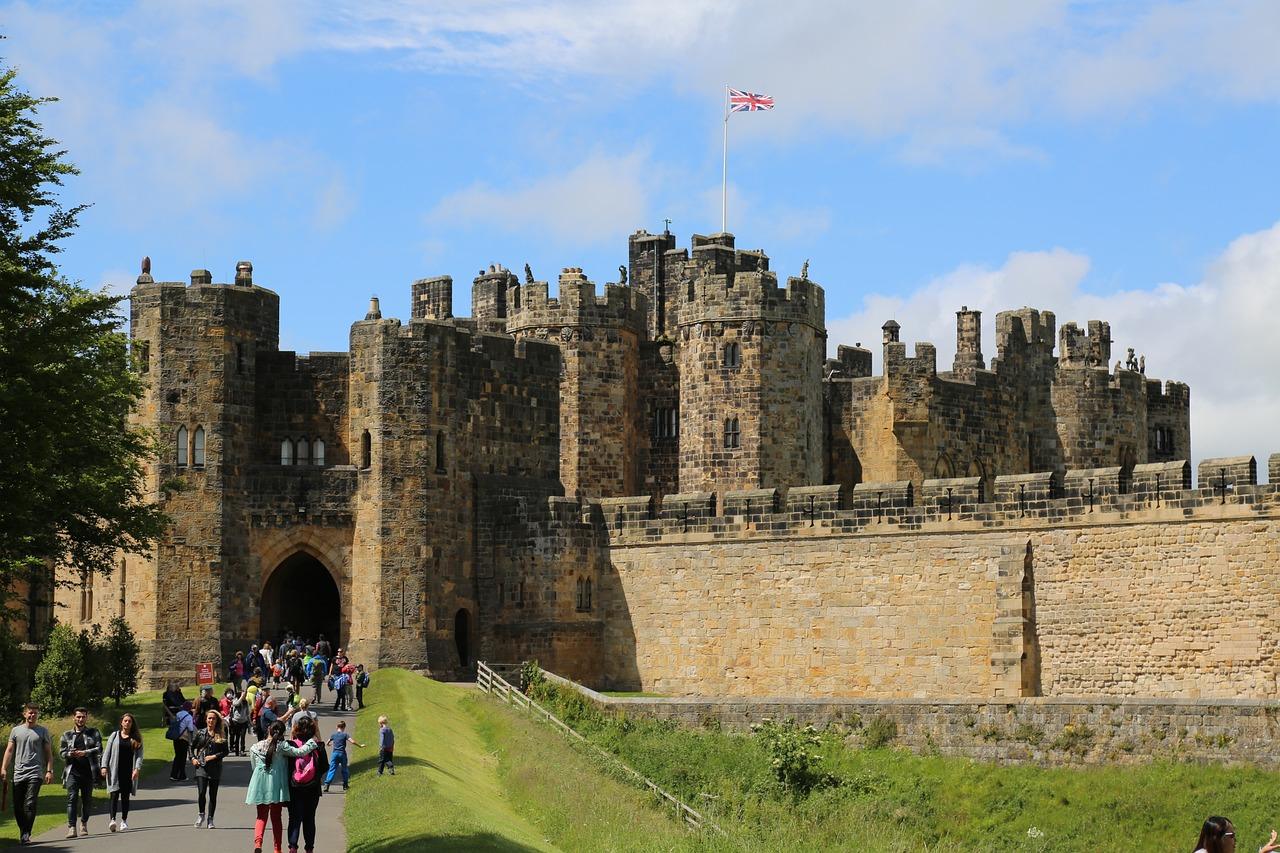 Alnwick Castle a short drive from Morpeth